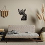 Wallity Tree Woman - Model 318 Escultura de Pared Decorativa en Metal Negro